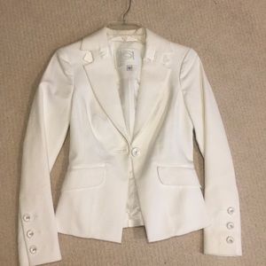 White Bebe blazer
